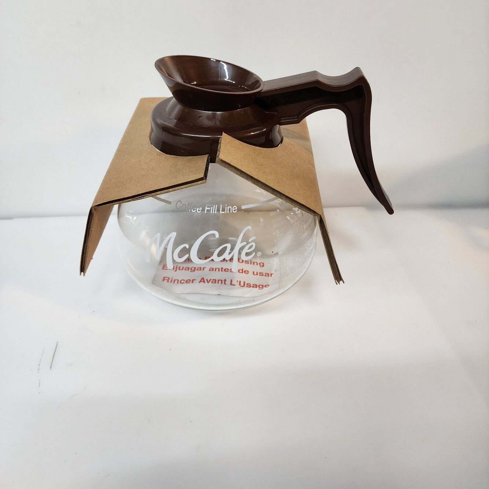 McDonald\'s Restaurant McCafe Glass Coffee Pot Carafe Bunn Brand New