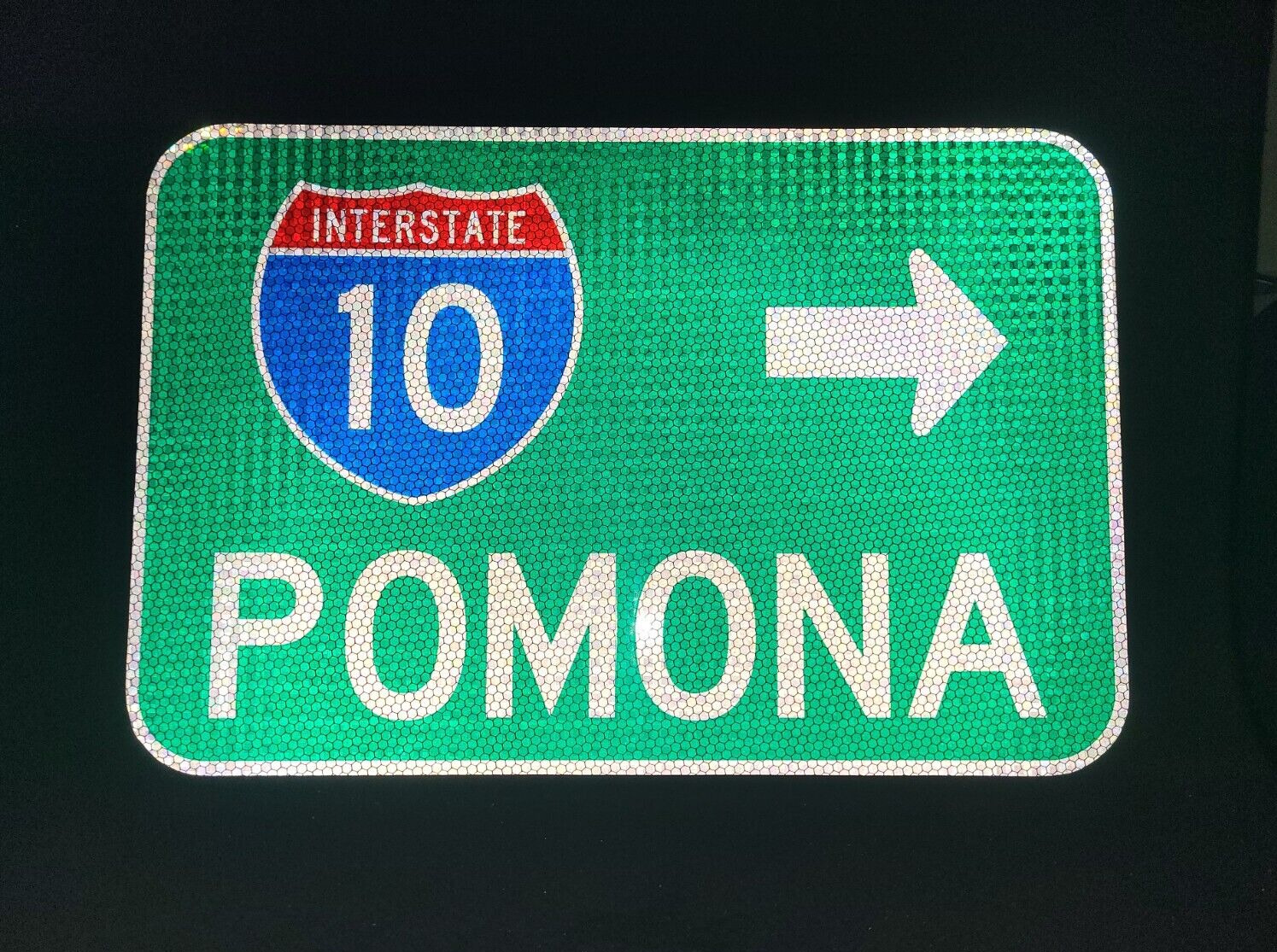 POMONA, California route road sign 18\
