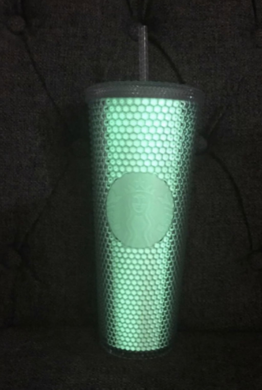 Starbucks Overseas 2021 Glow in the dark STUDDED cold cup GIDT Tumbler Venti NWT