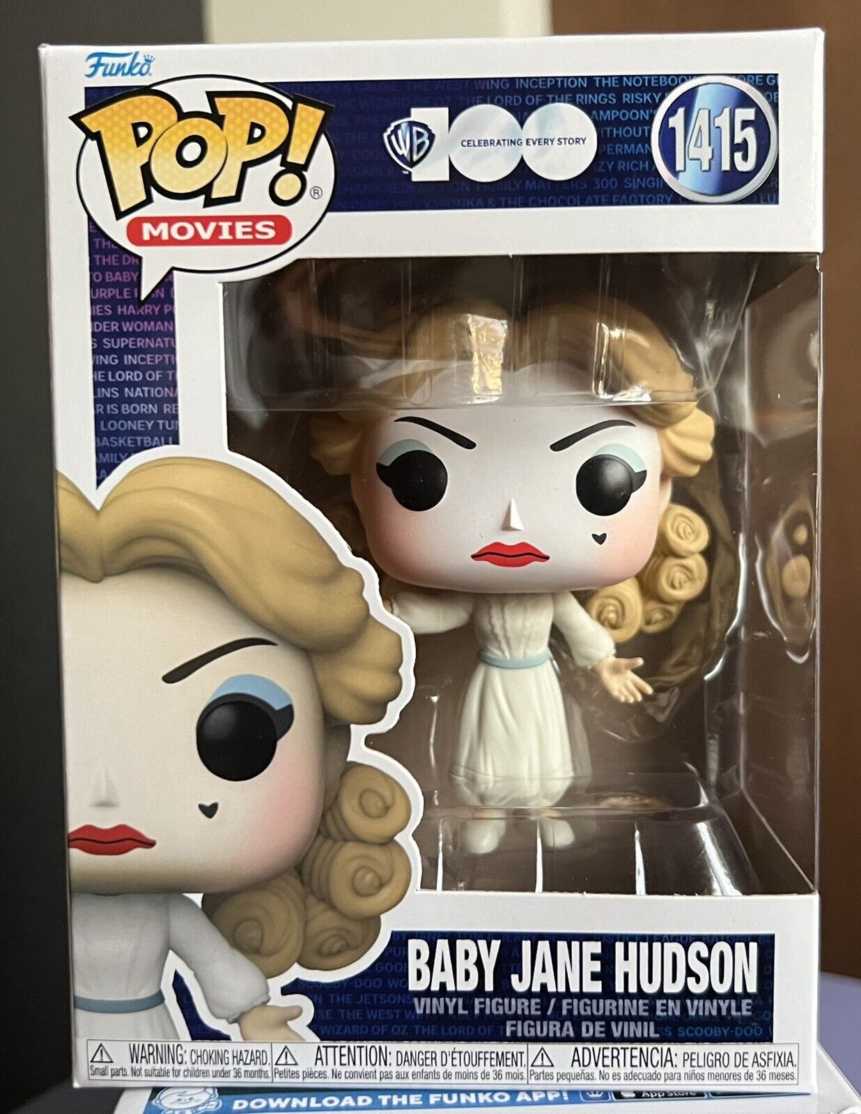 Funko Pop Movies: BABY JANE HUDSON #1415 (What Ever Happened To Baby Jane)