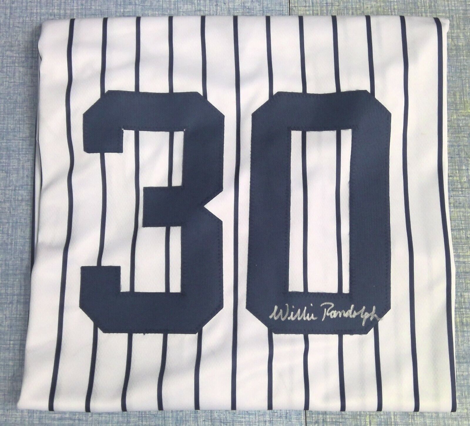 Willie Randolph Autographed New York Yankees #30 Signed Custom Jersey 