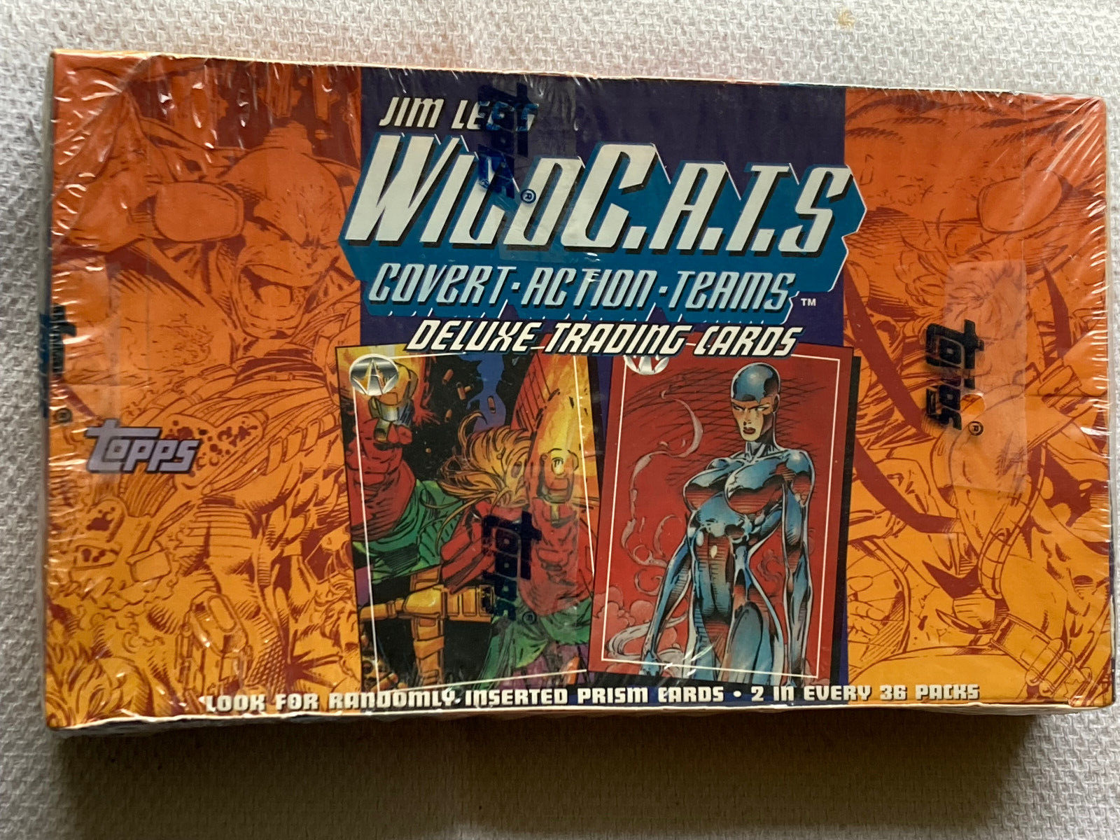 Topps 1993 Jim Lee's WildC.A.T.S. SEALED Trading Card Box 36 Packs Wildcats