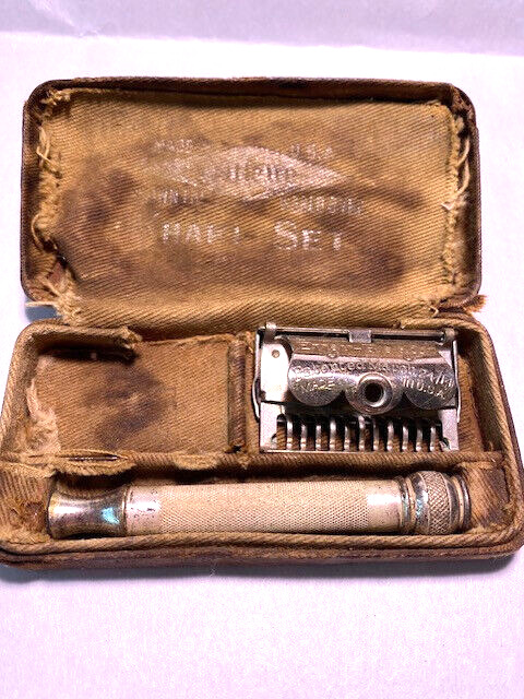 Vintage Gillette US Army Safety Razor Set,Made In USA For Use By Soldiers In WW1