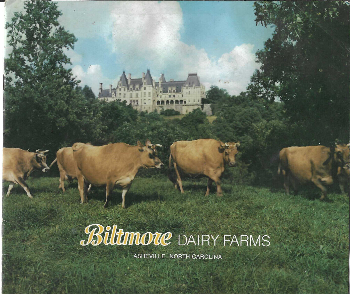 VINTAGE 1960s-70s BILTMORE DAIRY FARMS BROCHURE HISTORY/COLOR PICTURES/PRODUCTS