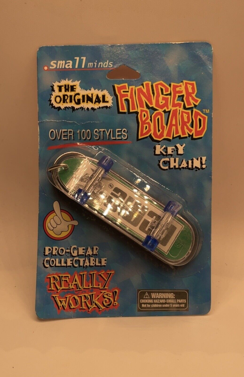 Original Finger Board Skateboard ACME Key Chain Small Minds Pro Gear NIP