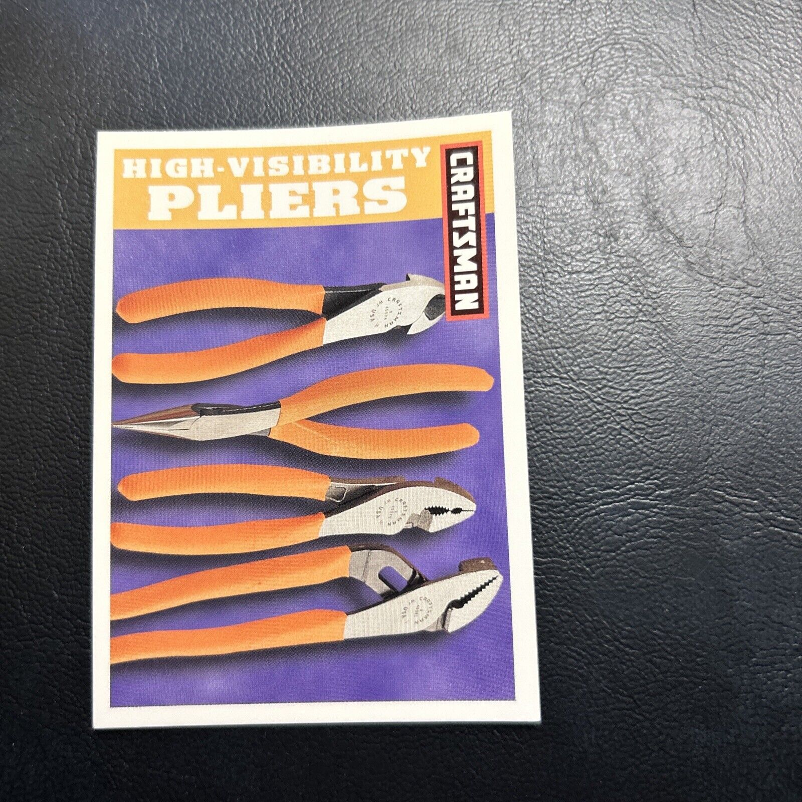 Card Jb98d Craftsman Sears Roebuck 1994/95 #45 High Visibility Pliers