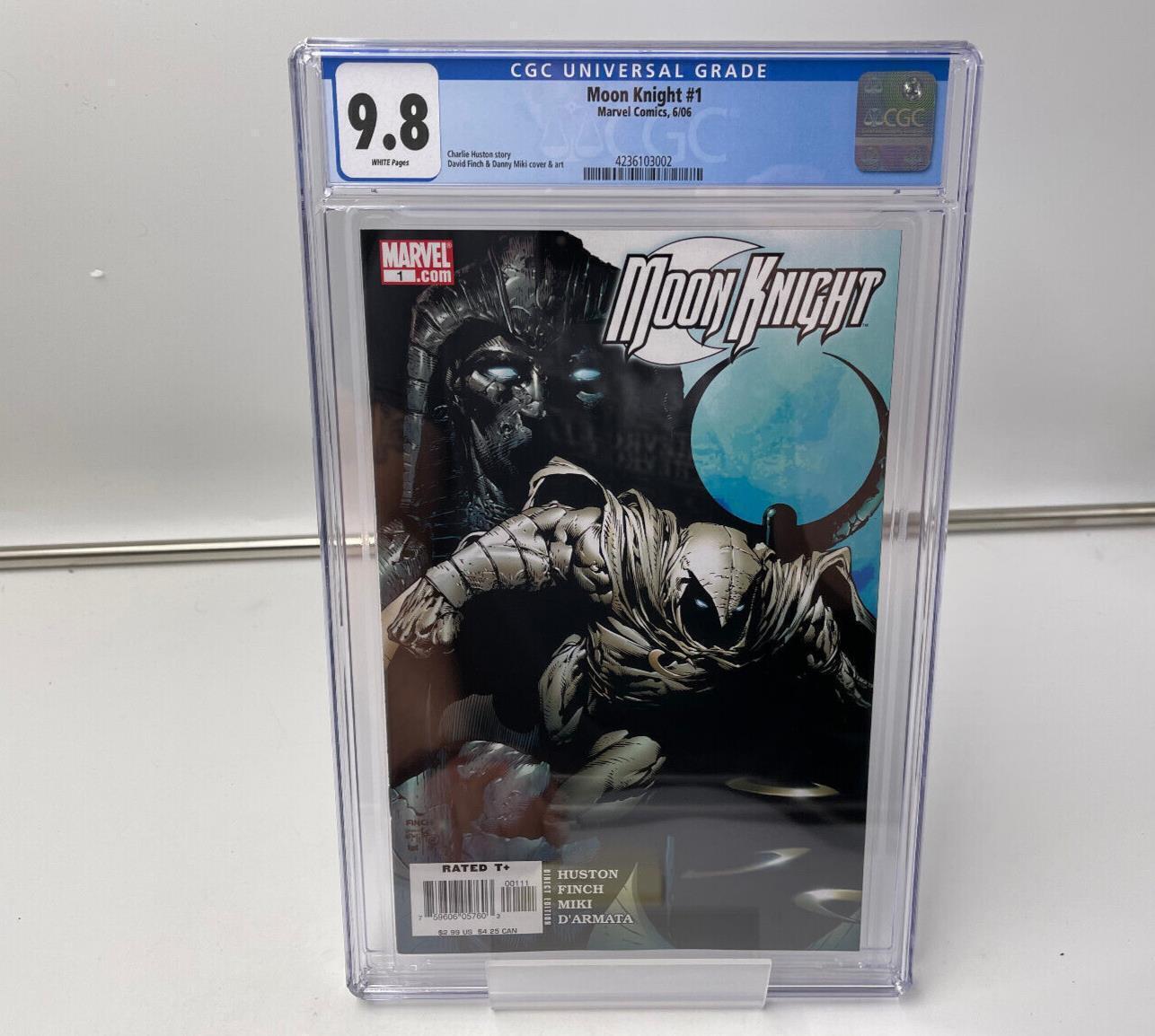 Moon Knight #1 CGC 9.8 David Finch Cover Marvel 2006