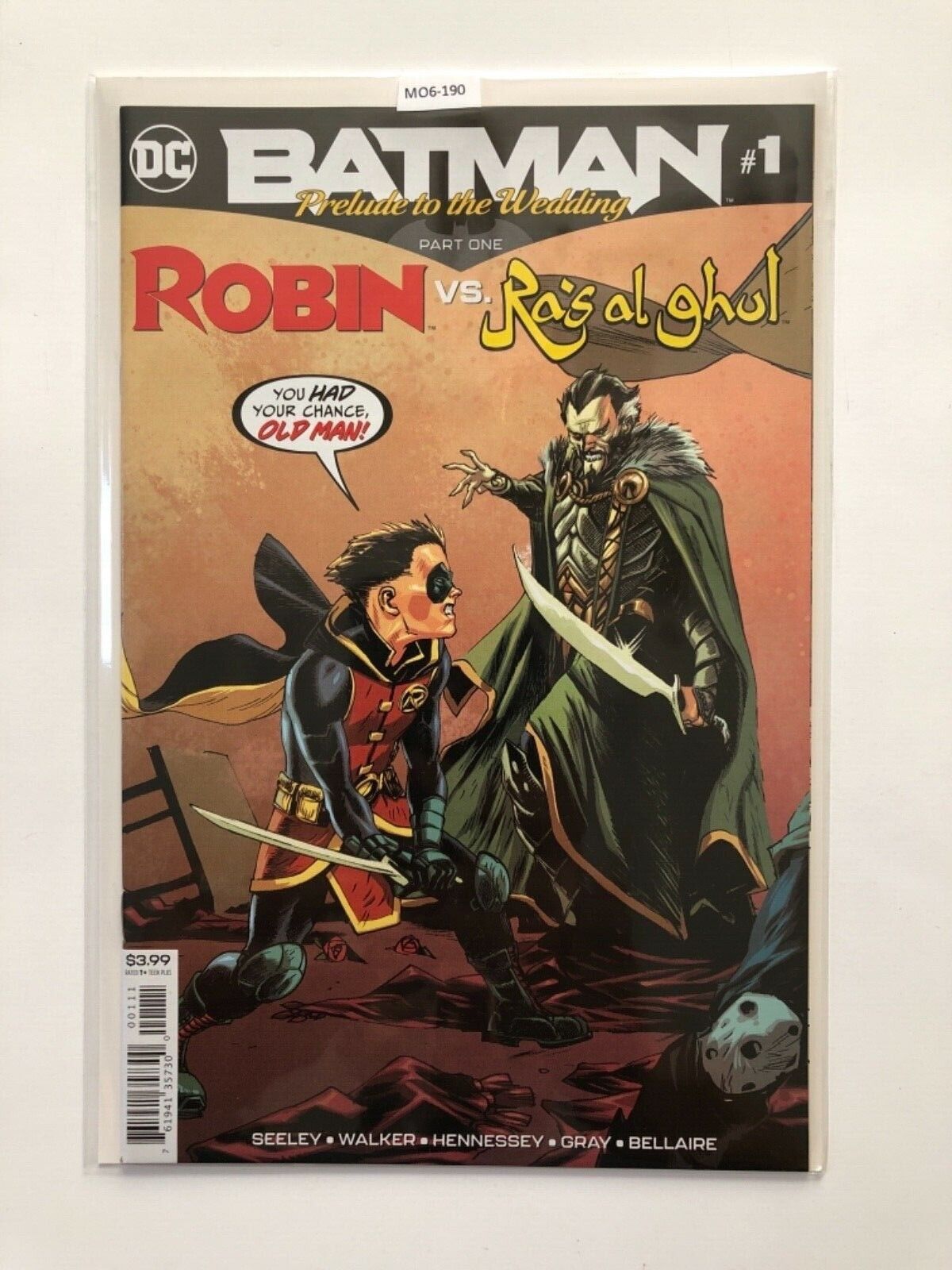 Batman Prelude to the Wedding 1 Robin vs Ras Al Ghul High Grade DC Comic MO6-190