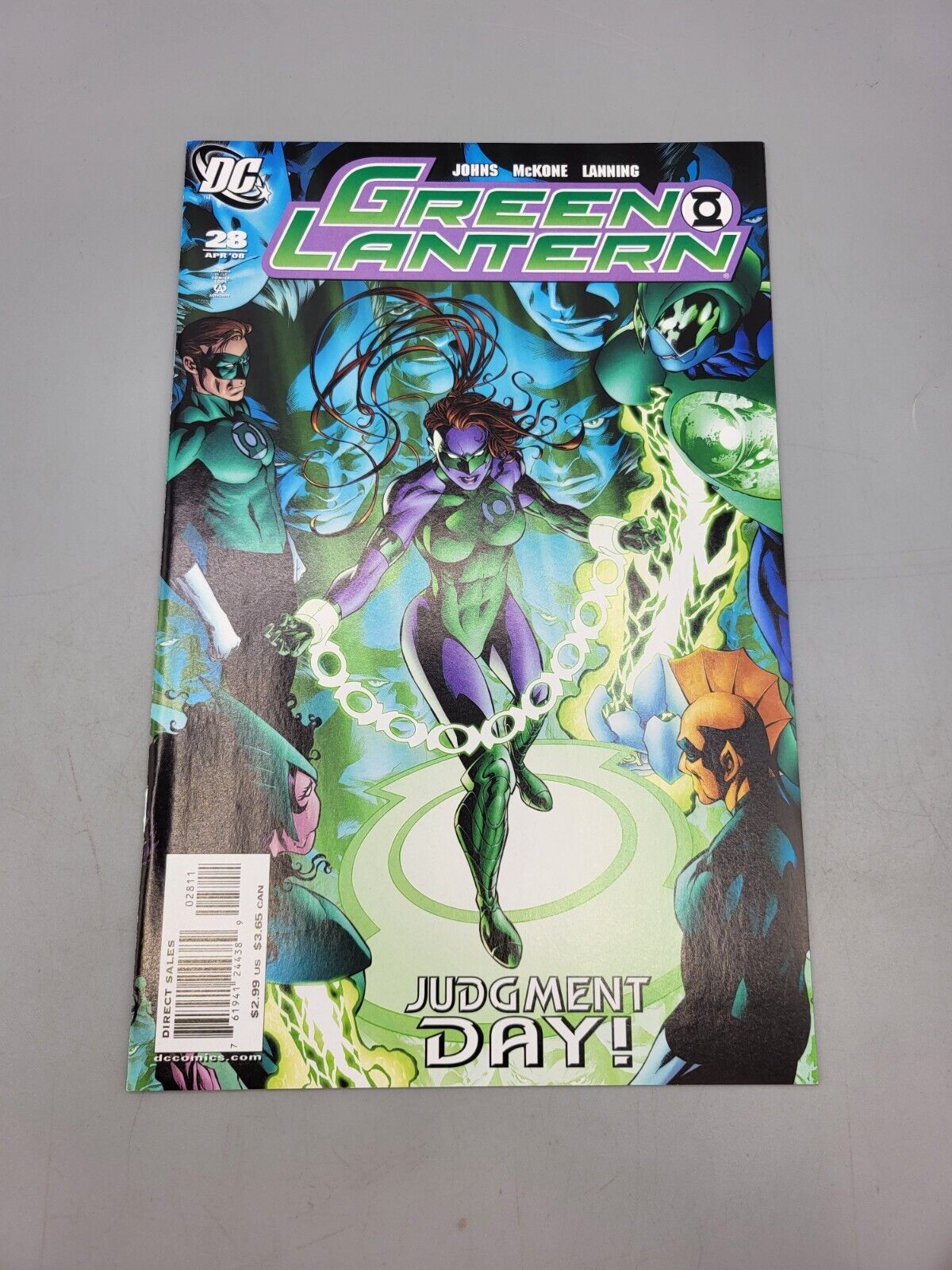 Green Lantern Vol 4 #28 April 2008 The Alpha-Lanterns Pt 3 Illustrated DC Comic