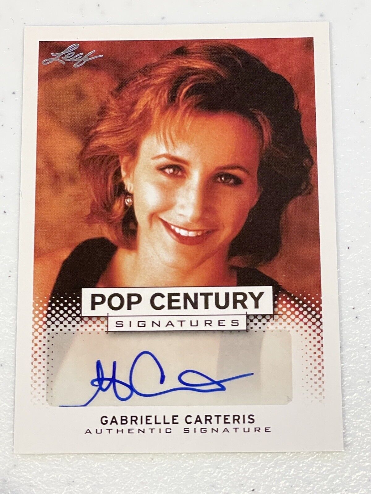 Gabrielle Carteris Autograph/Signed 2013 Leaf Pop Century Signatures 90210 Star