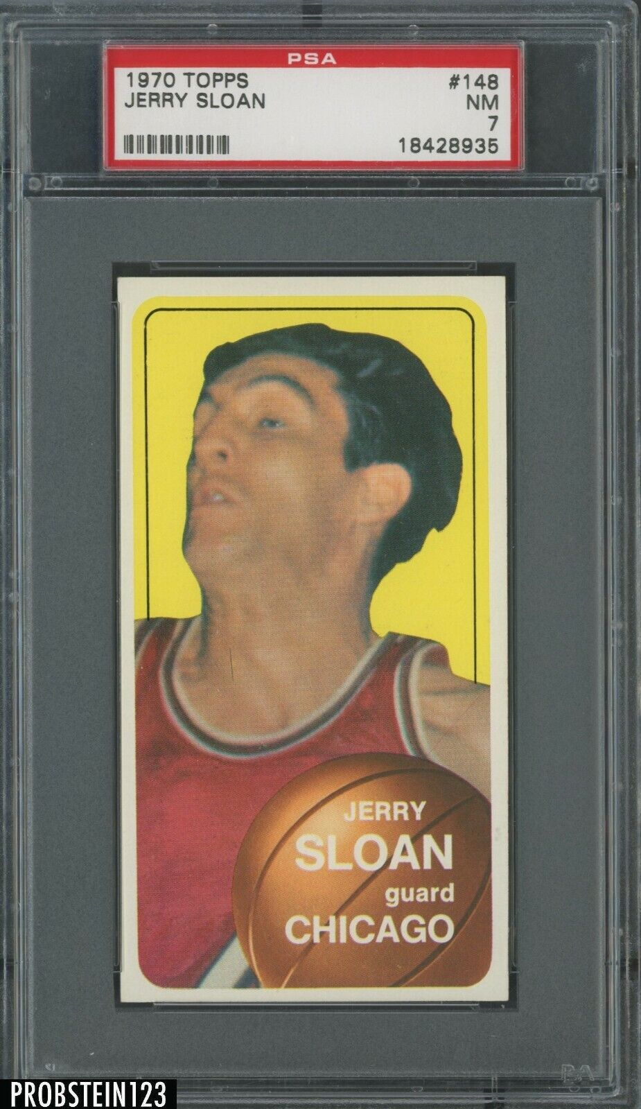 1970 Topps Basketball #148 Jerry Sloan Chicago PSA 7 NM