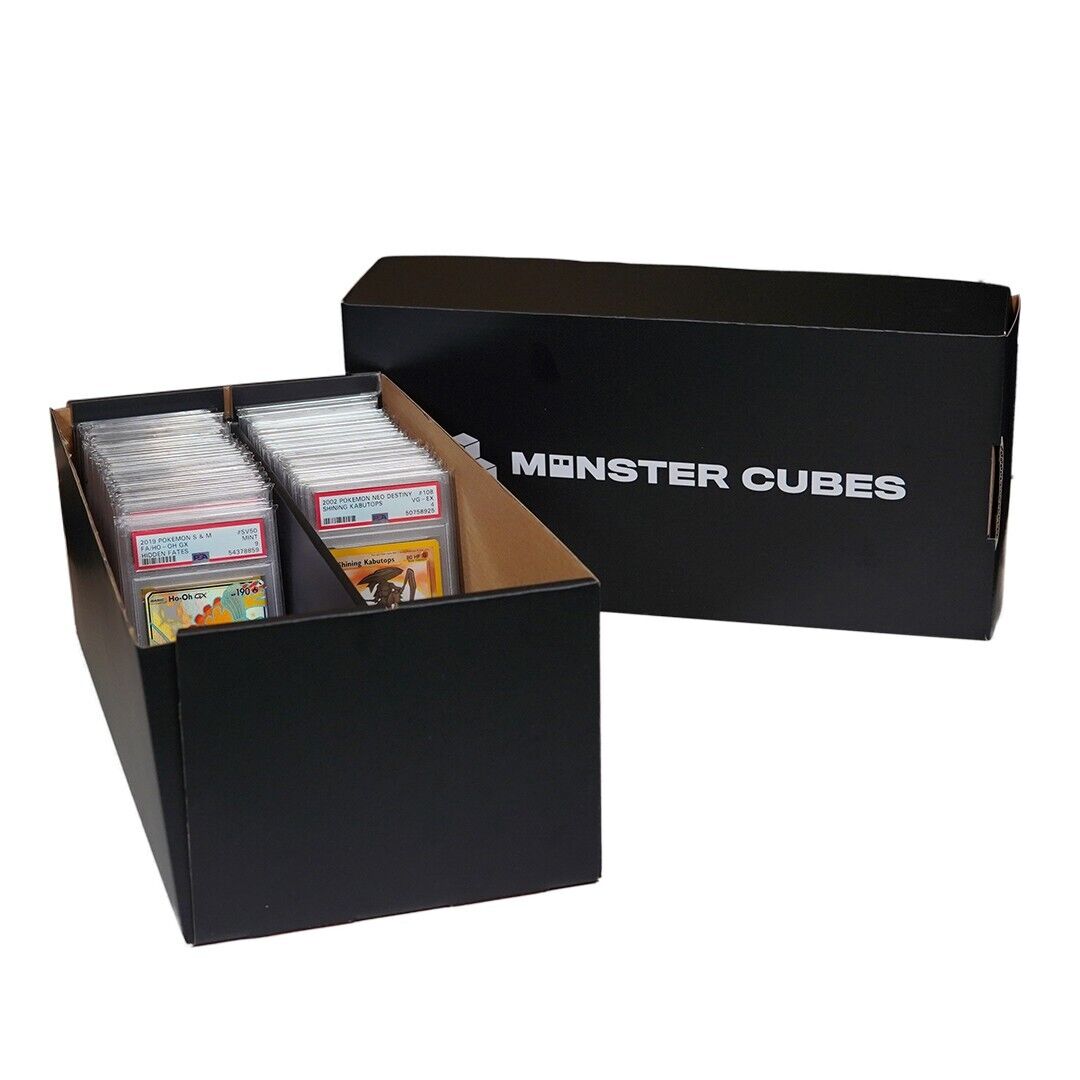 Cardboard storage box- fits 100+ graded cards- PSA, BGS, SGC, CGC, 1600ct