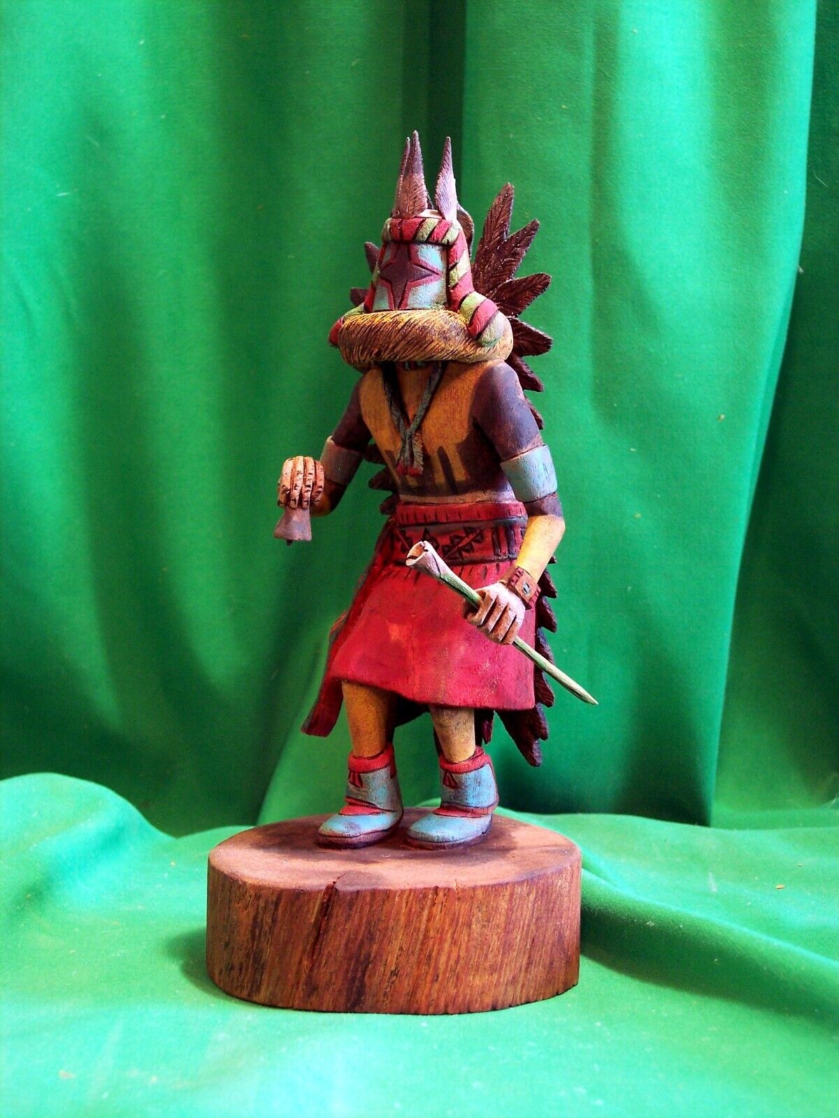 Hopi Kachina Doll - The Chasing Star Kachina by Elgean Joshevama - Superb