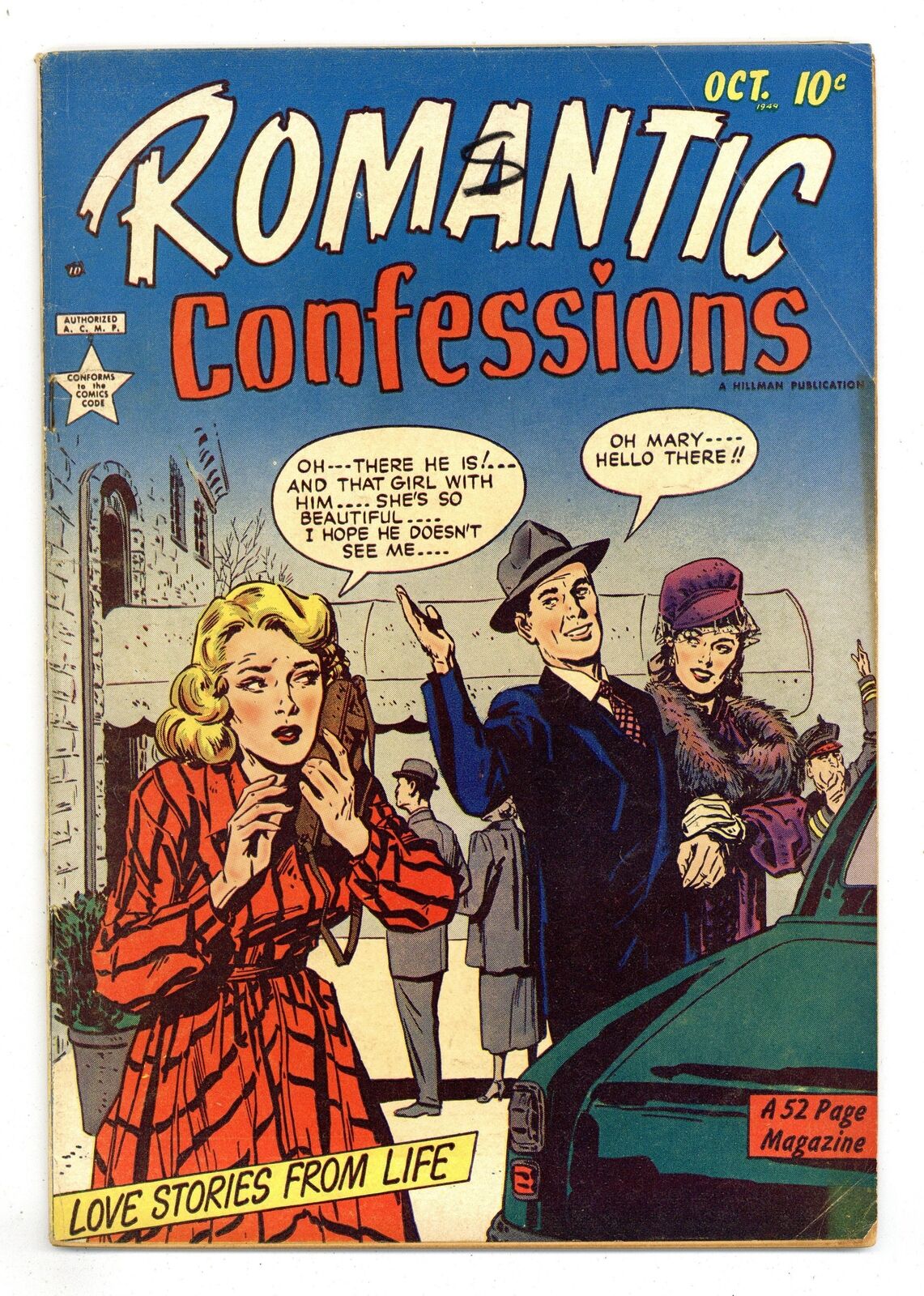 Romantic Confessions Vol. 1 #1 VG- 3.5 1949