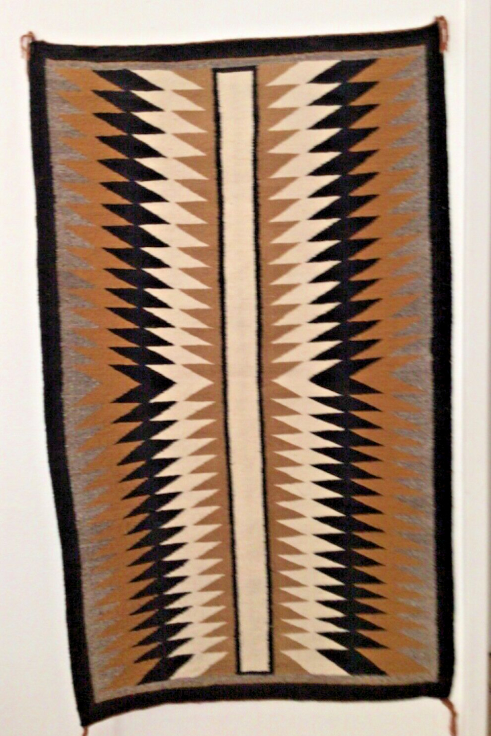 SALE Antique Vintage Navajo Native American Eye Dazzler Rug 46”x28”, mint