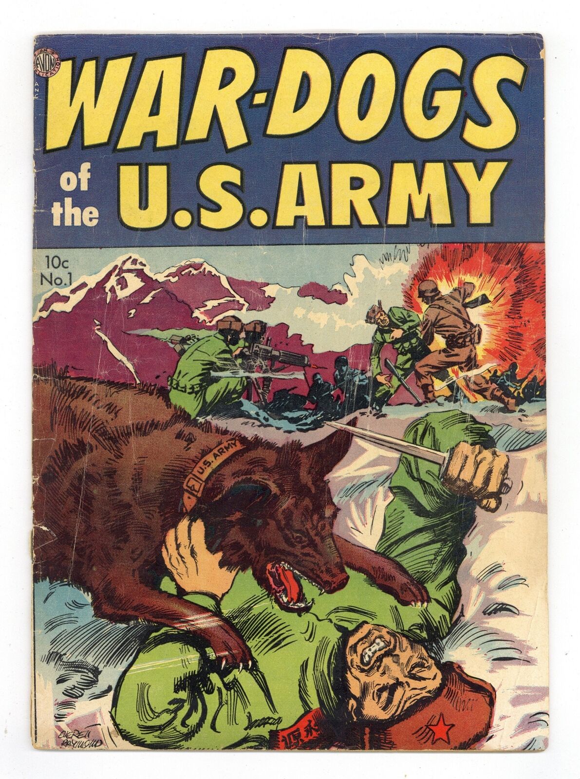 War Dogs of the U.S. Army #1 FR/GD 1.5 1952