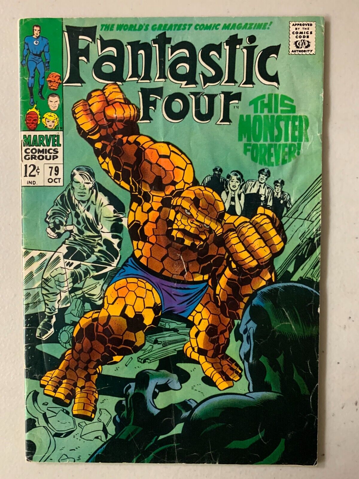 Fantastic Four #79 Mad Thinker Android 4.0 (1968)
