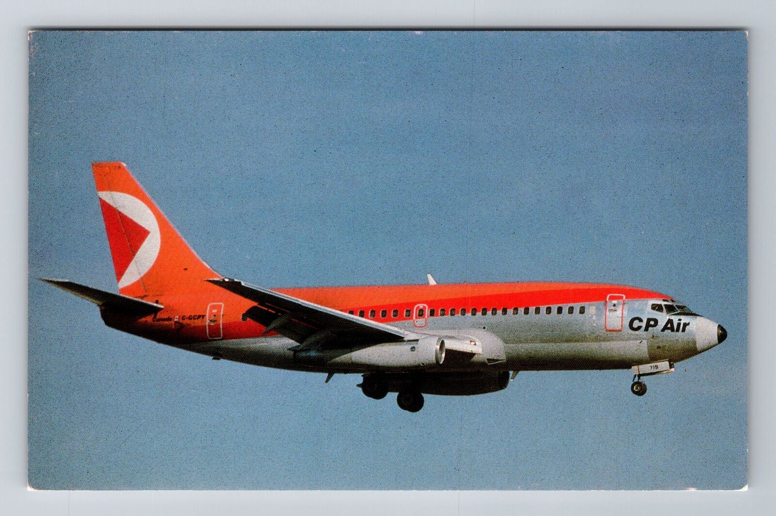 C.P Air Boeing 737-217 Advanced C-GCPY, Plane, Transportation Vintage Postcard