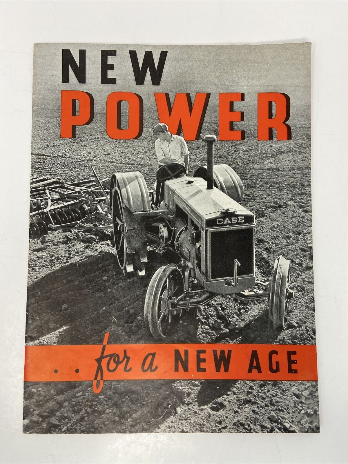 1935 J.I. John Case New Power for a New Age Brochure Catalog Advertising Vintage