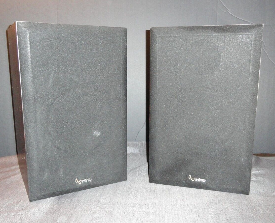 2 QTY WOOD INFINITY SYSTEM SM 82 181959 SPEAKERS 10.5\
