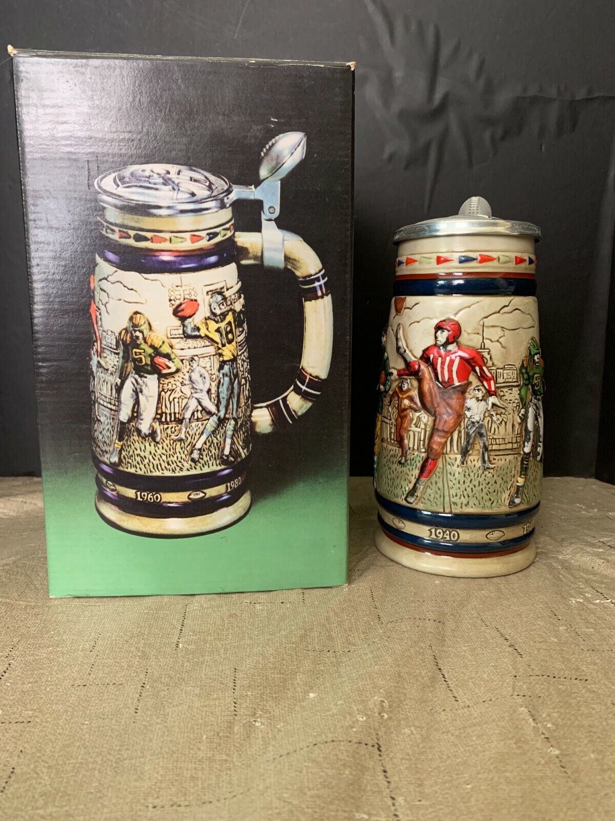 1983 Great American Football Avon Stein With Box
