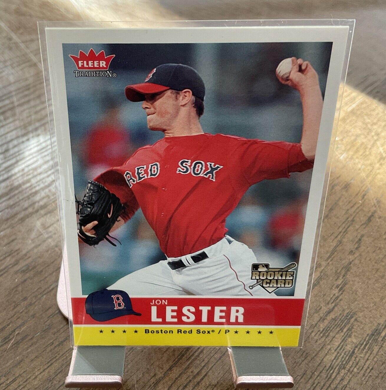 2006 Fleer Baseball Card #54 Jon Lester Rookie Boston Red Sox