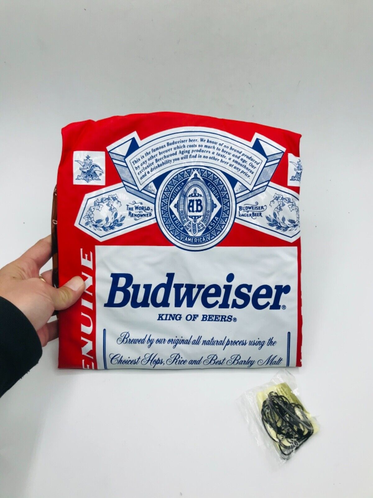 Vintage Anheuser-Busch Budweiser Beer Inflatable Beer Bottle