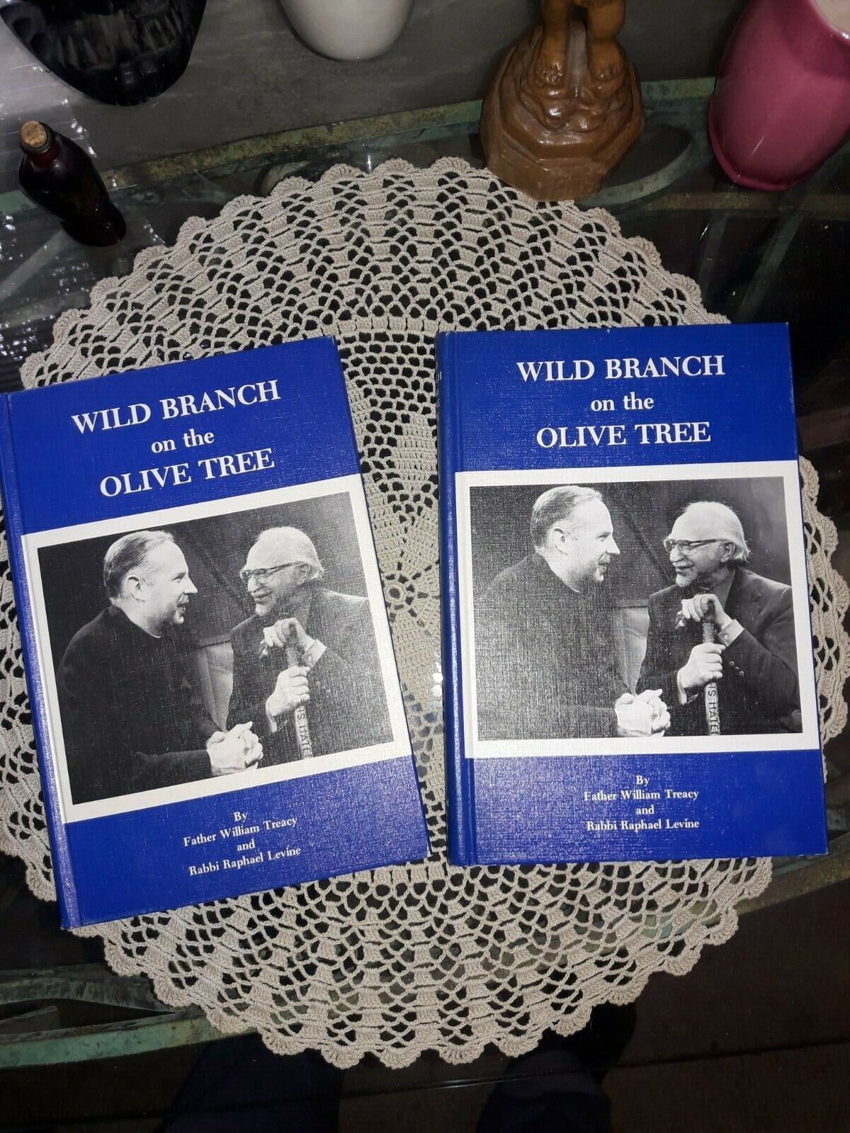 2 BOOK Wild Branch on the Olive Tree by Father Treacy and Rabbi Levine Inscribed