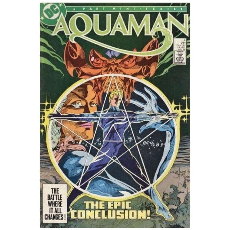 Aquaman (1986 series) #4 in Near Mint condition. DC comics [w/