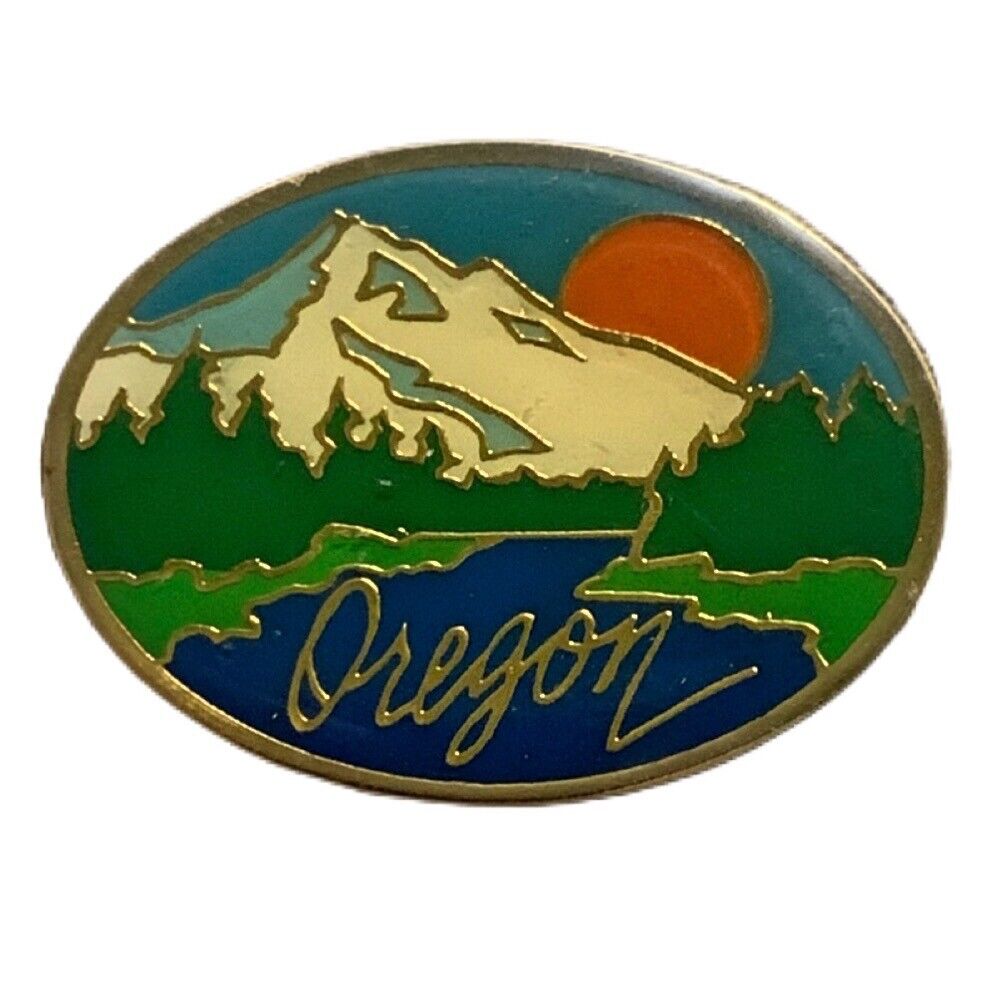 Vintage Oregon Scenic Travel Souvenir Pin