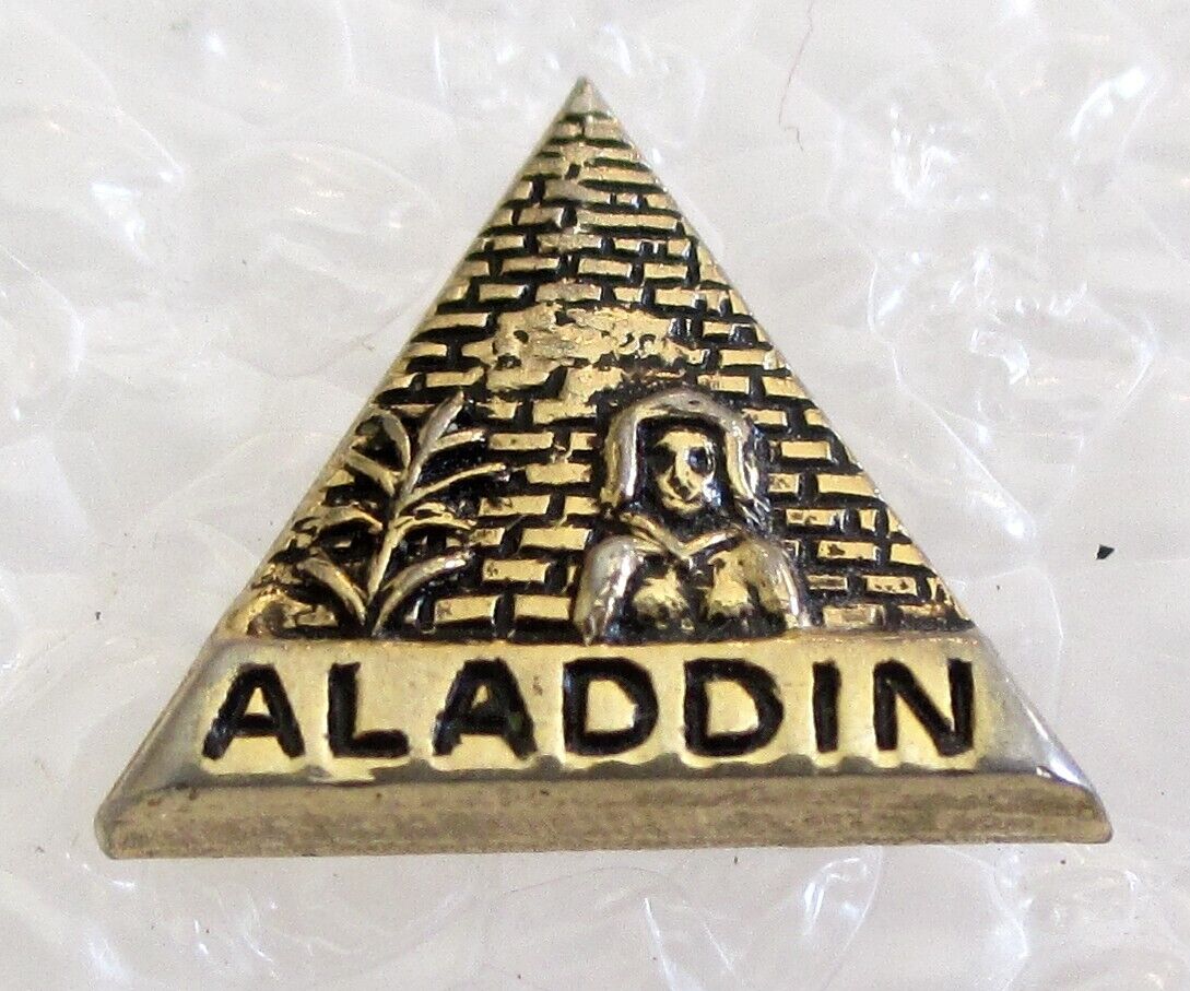 Vintage Aladdin Shriner Egyptian Pyramid Pin - Masonic Shrine Grove City, Ohio
