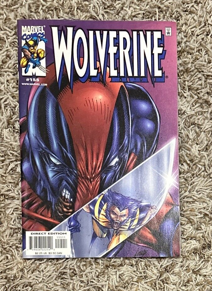 Wolverine #155 🔑 vs Deadpool 🔥 Rob Liefeld art 🎬 2000 MCU movie coming