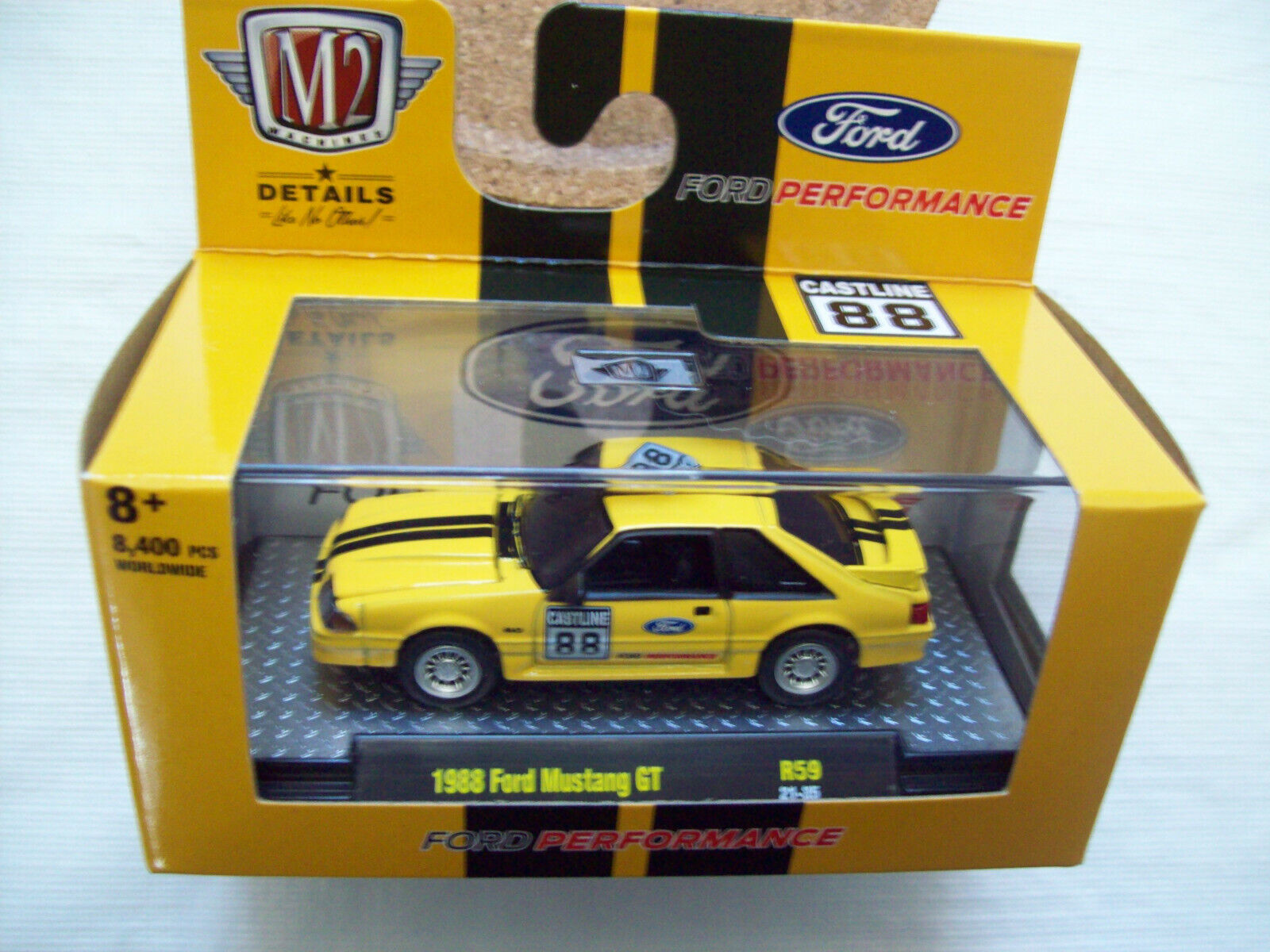 M2  1/64  1998  FORD  MUSTANG GT  DIECAST  R59