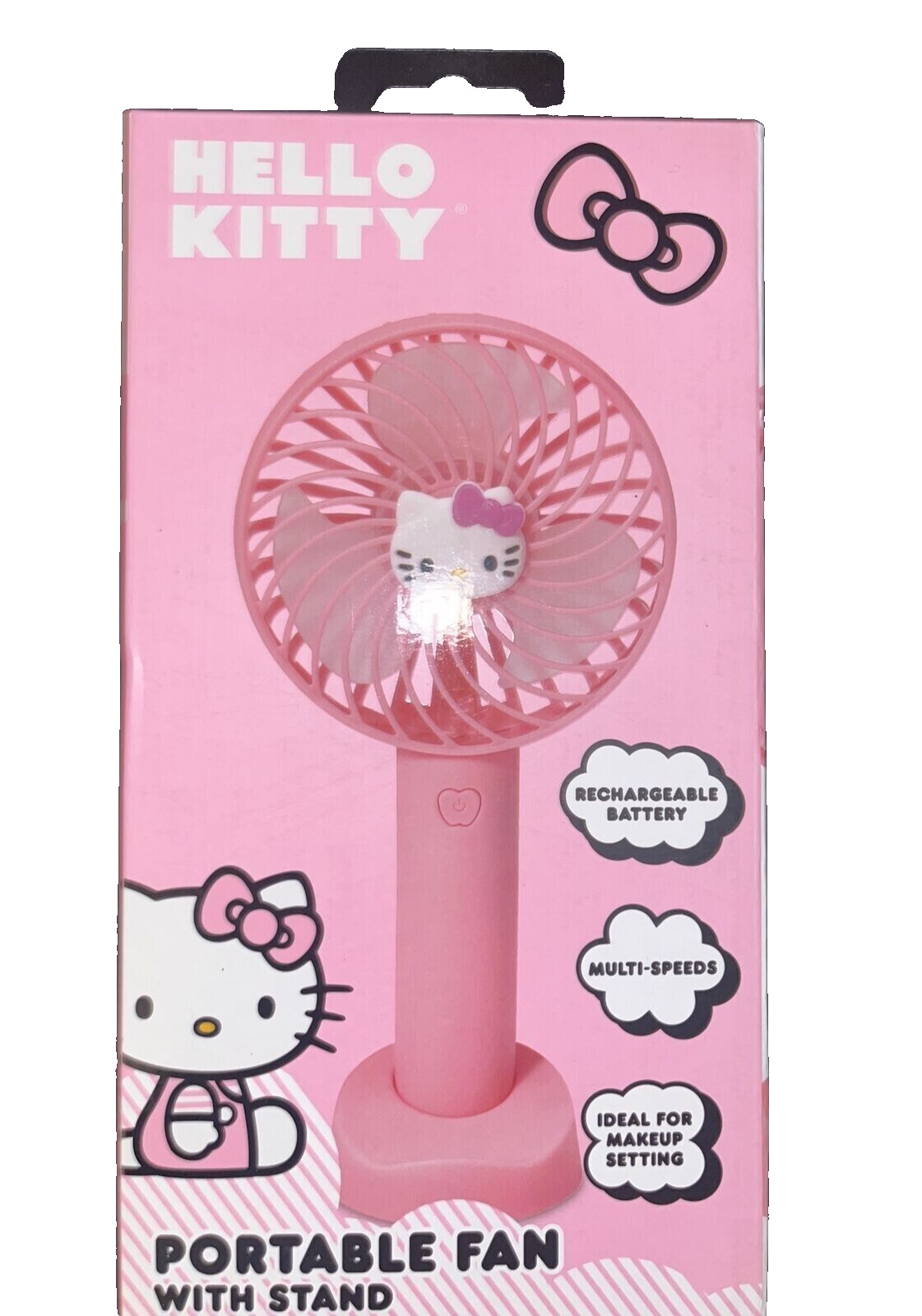 Hello Kitty Portable Fan With Stand. Hello Kitty by Sanrio