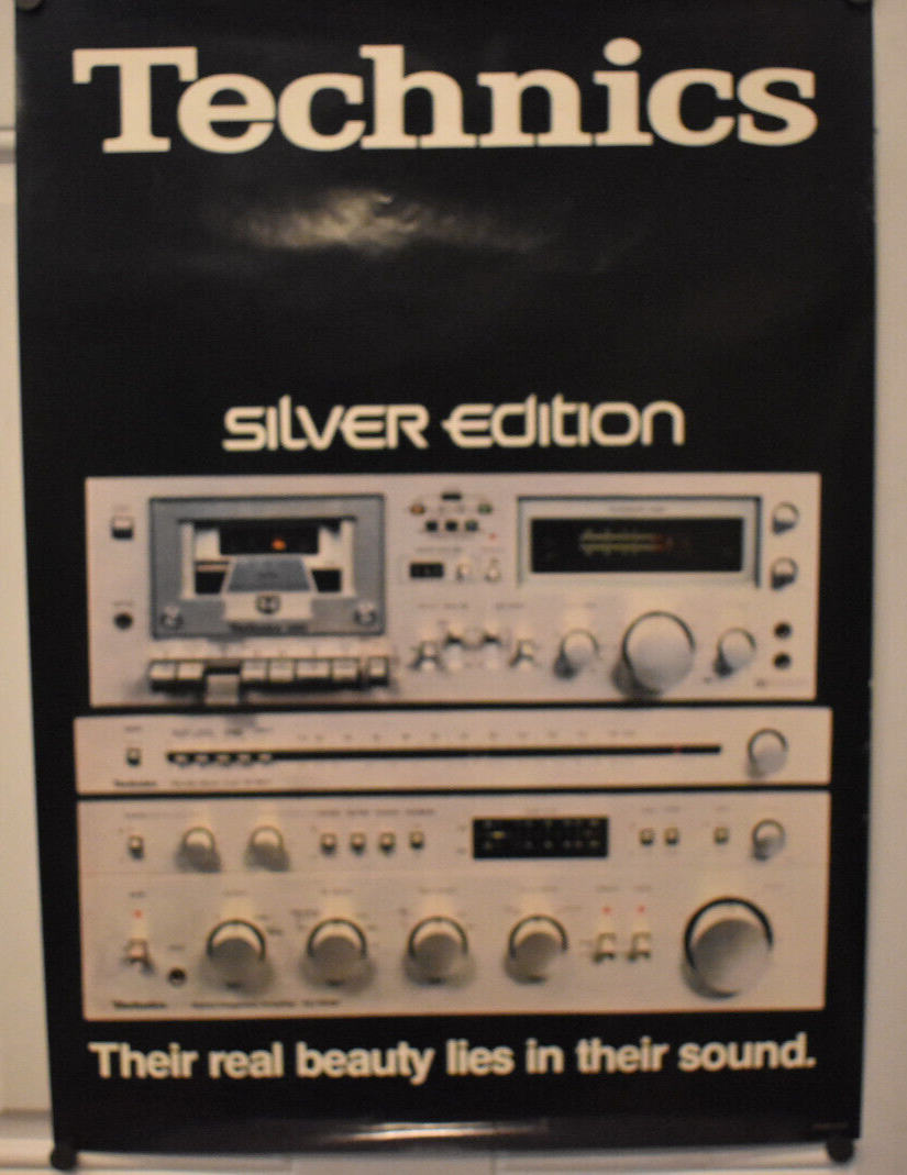 VINTAGE TECHNICS Silver Edition  ADVERTISING POSTER 20\