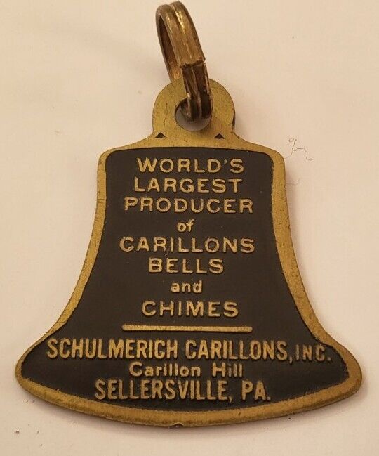 Vintage Schulmerich World\'s Largest Producer Carillons Bells Chimes Metal Emblem