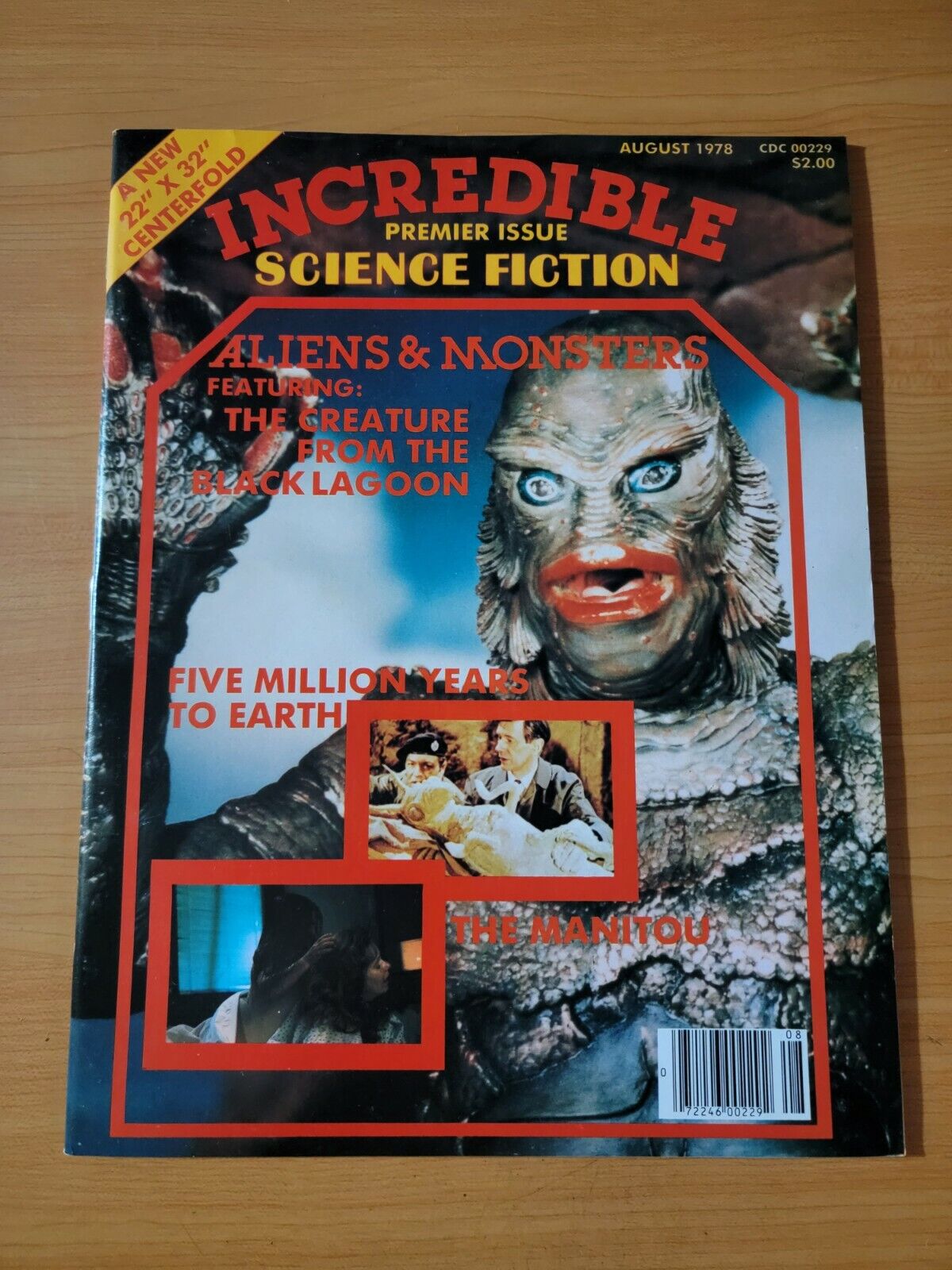 Incredible Science Fiction Magazine #1 ~ NEAR MINT NM ~ August 1978 HUGE Poster 