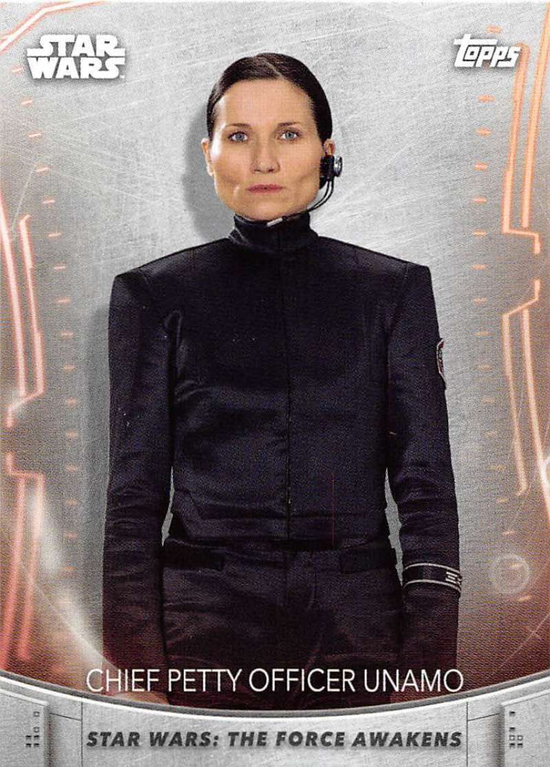 2020 Topps Women of Star Wars #17 Chief Petty Officer Unamo Star Wars Card