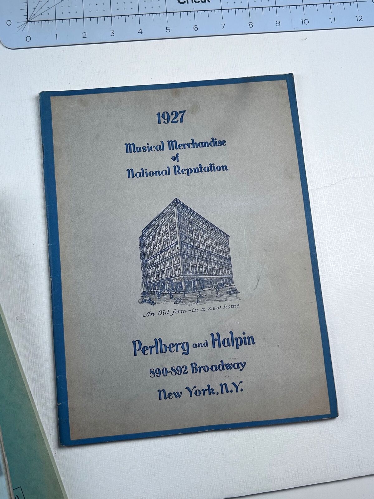 Perlberg + Halpin Musical Merchandise Catalog 1927 New York NY 