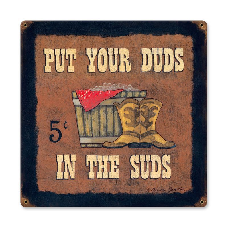 PUT YOUR DUDS IN THE SUDS 5¢ WASH 18\