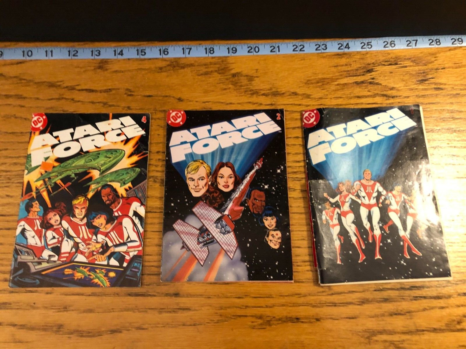 Lot Of 3 - Vintage 1982 DC Atari Force Mini Comics Books 1, 2, 4 - READ