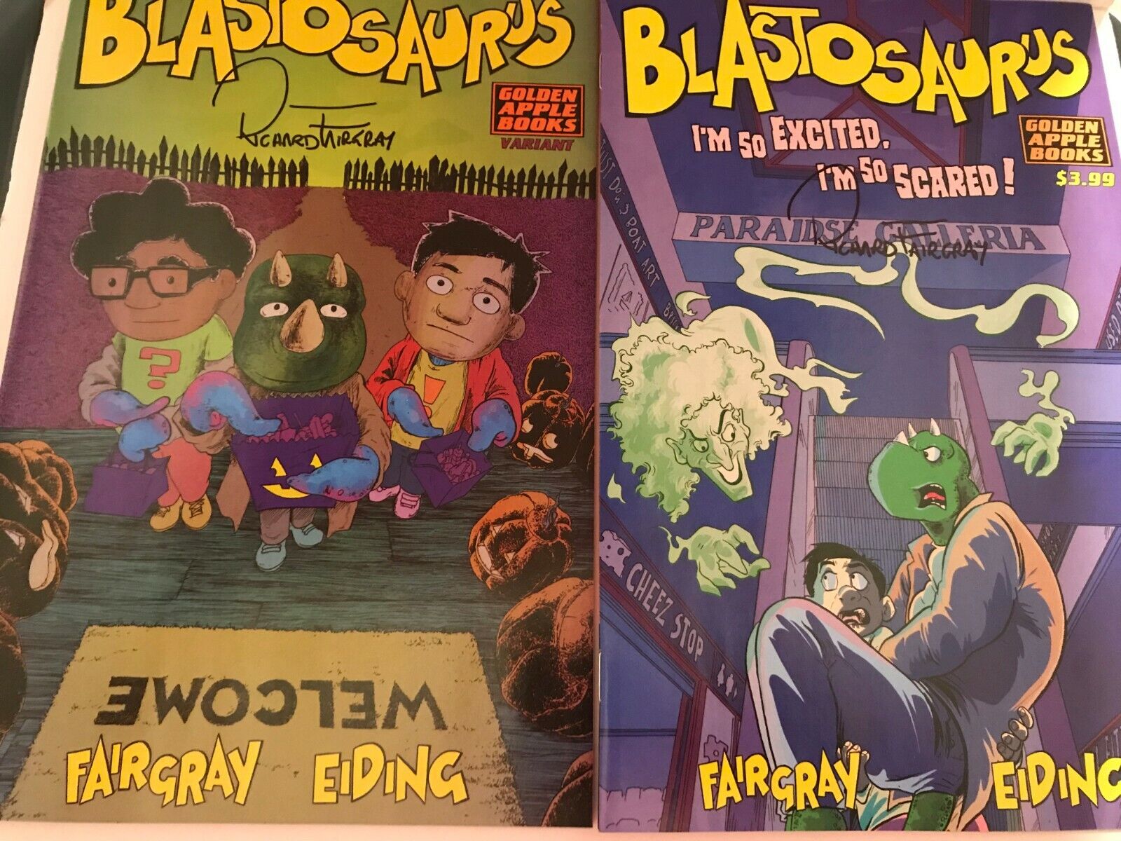 2019 Los Angeles Comic Con Exclusive 2 Issues Blastosaurs Signed