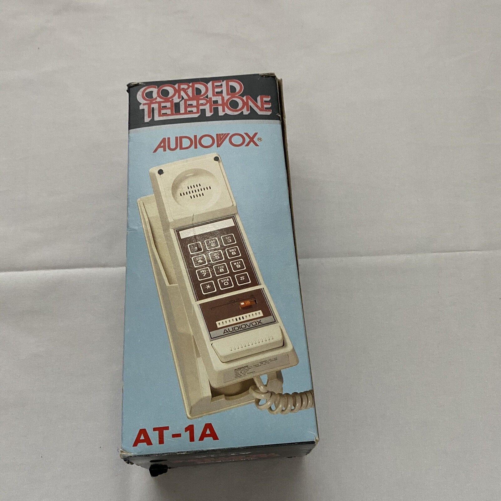 Vintage Audiovox Corded Telephone At 1a New Old Stock In Box 