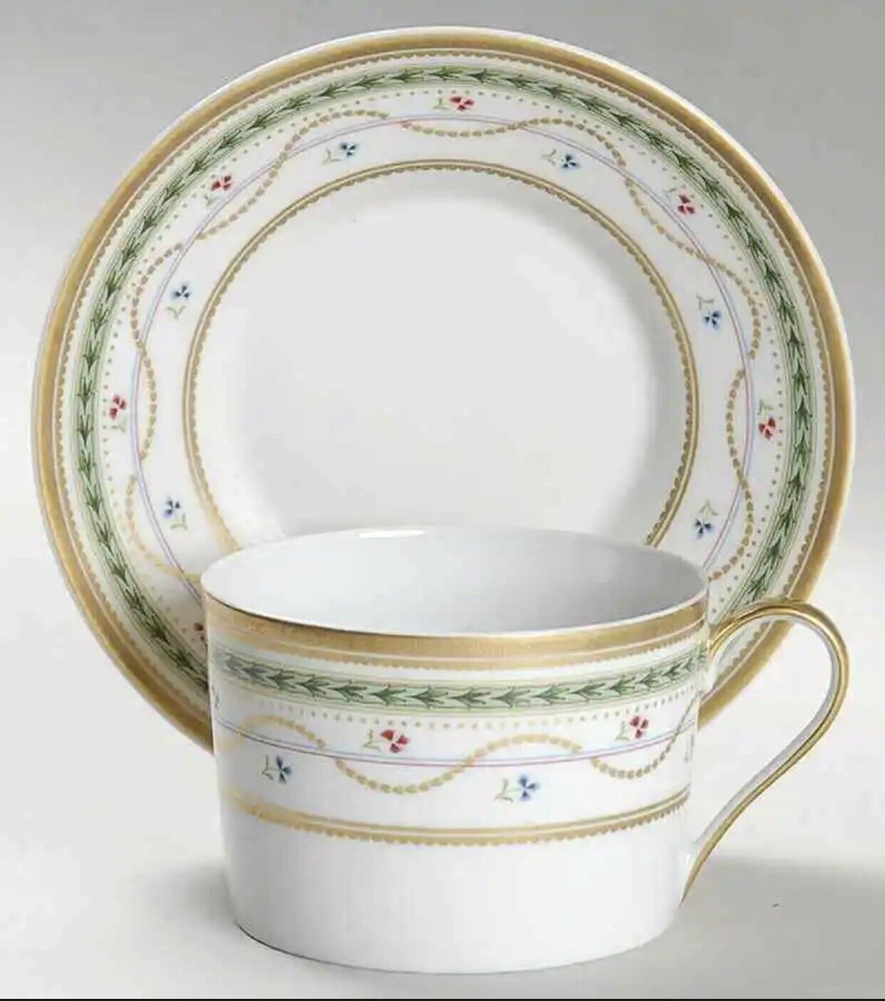 Faberge Luxembourg Green Cup & Saucer 9450734