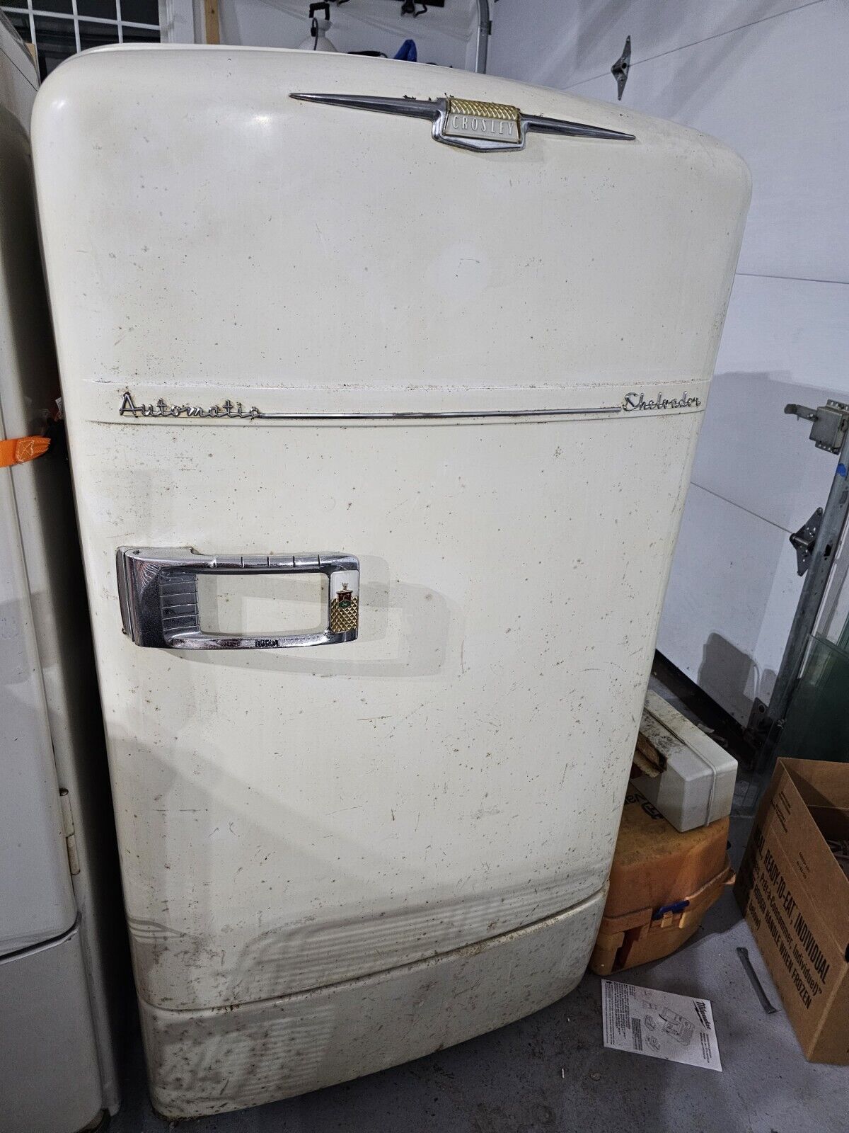 Crosley Shelvador refrigerator WORKING *NEW GASKET*  VINTAGE ANTIQUE