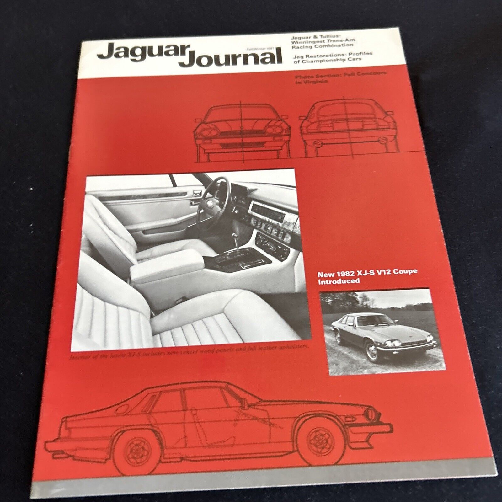 Vintage Jaguar Journal Fall/Winter 1981 The Magazine For Jaguar Owners