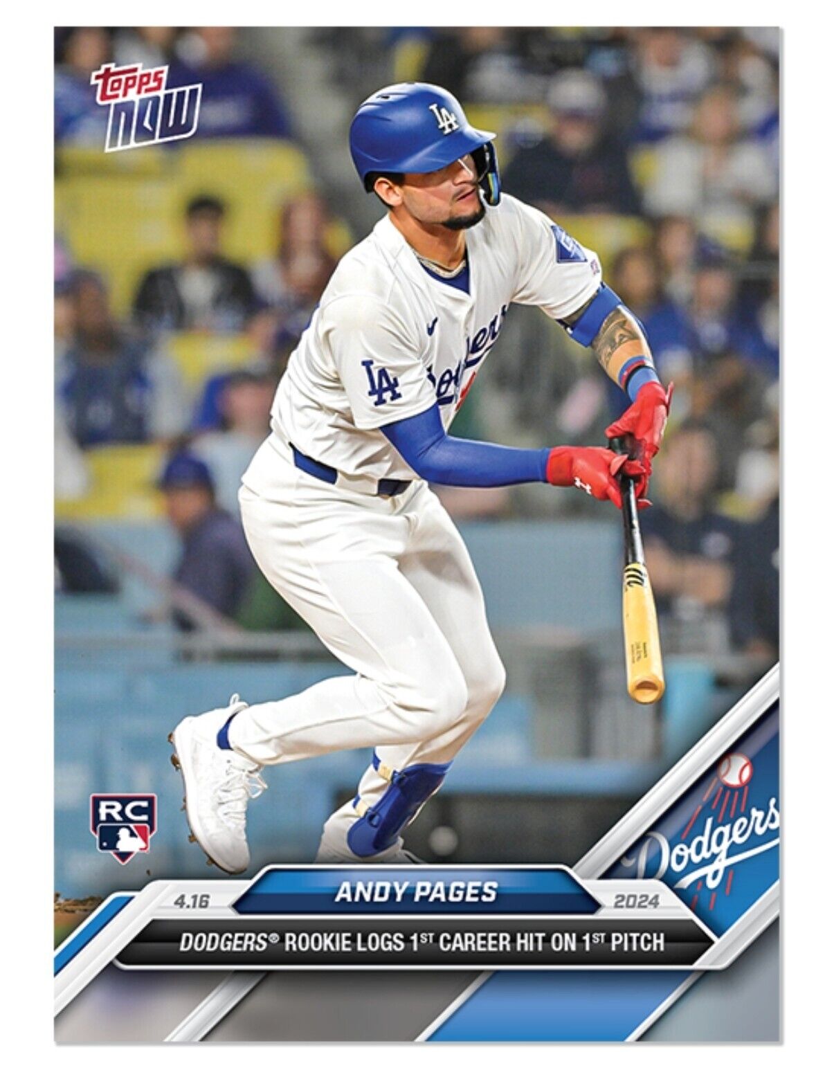 *PRE SALE* Andy Pages - 2024 MLB TOPPS NOW® Card 87