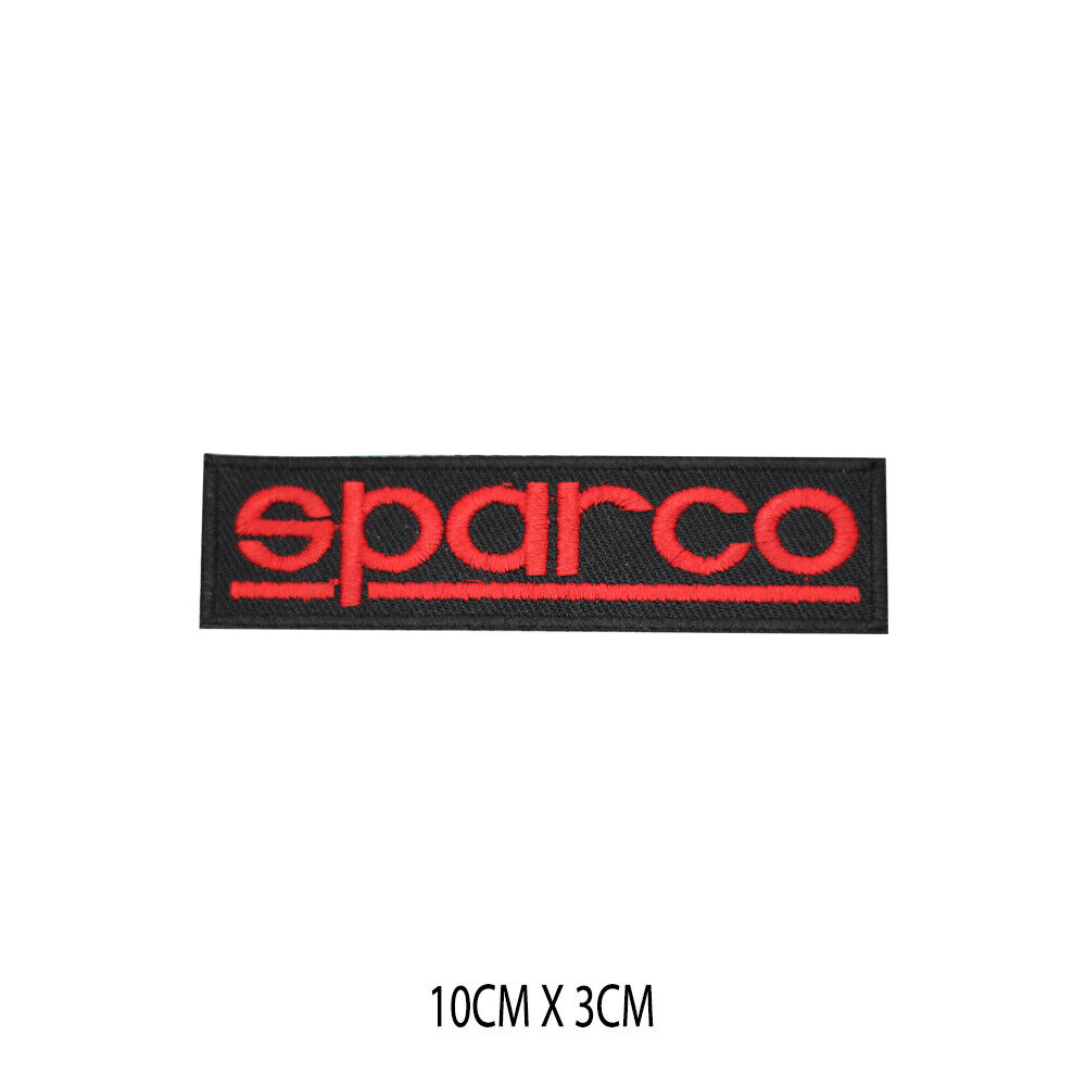 Sparco Logo Patch Iron On Sew On Embroidered Applique For Clothes