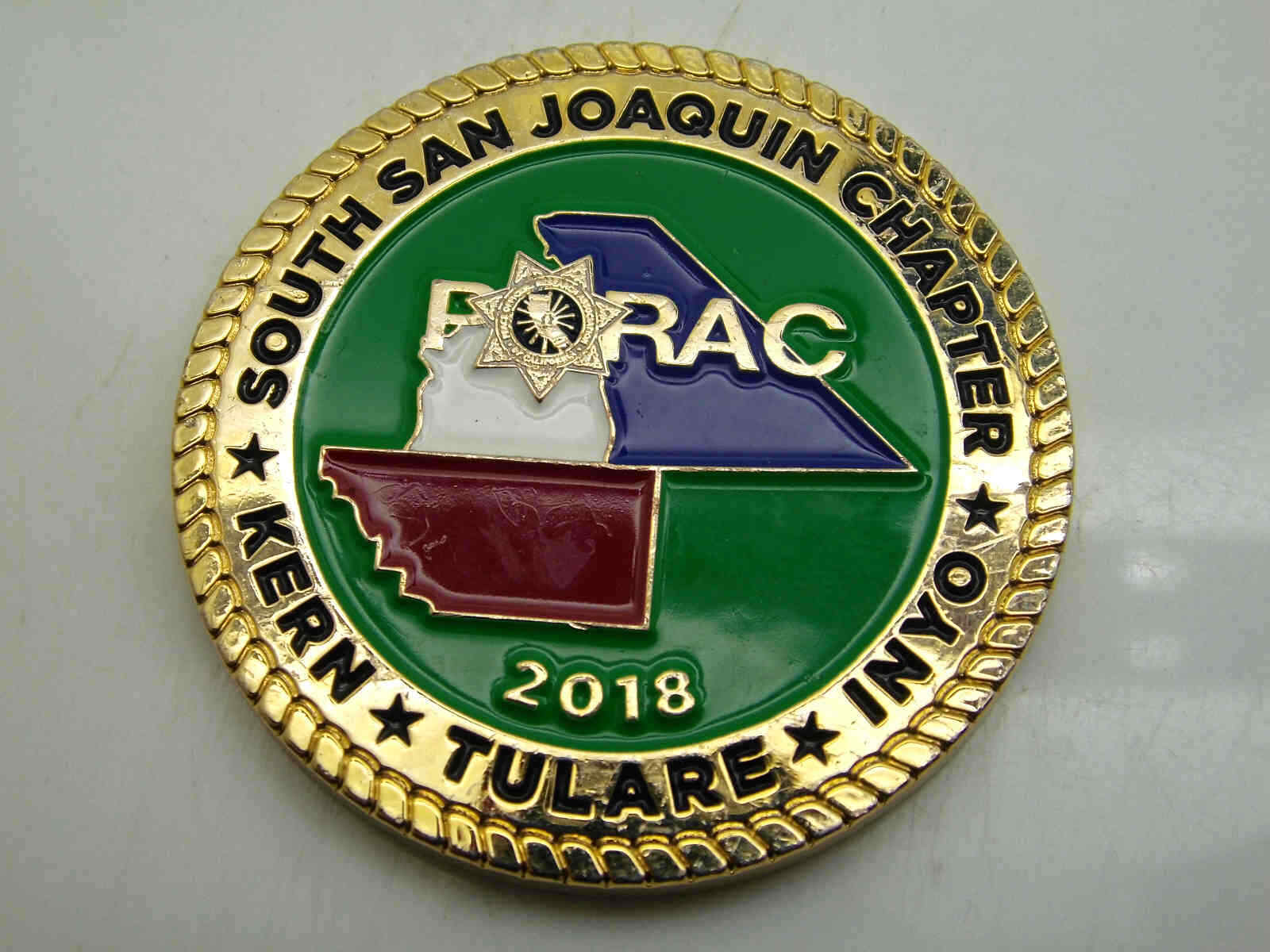 SOUTH SAN JOAQUIN CHAPTER CHALLENGE COIN
