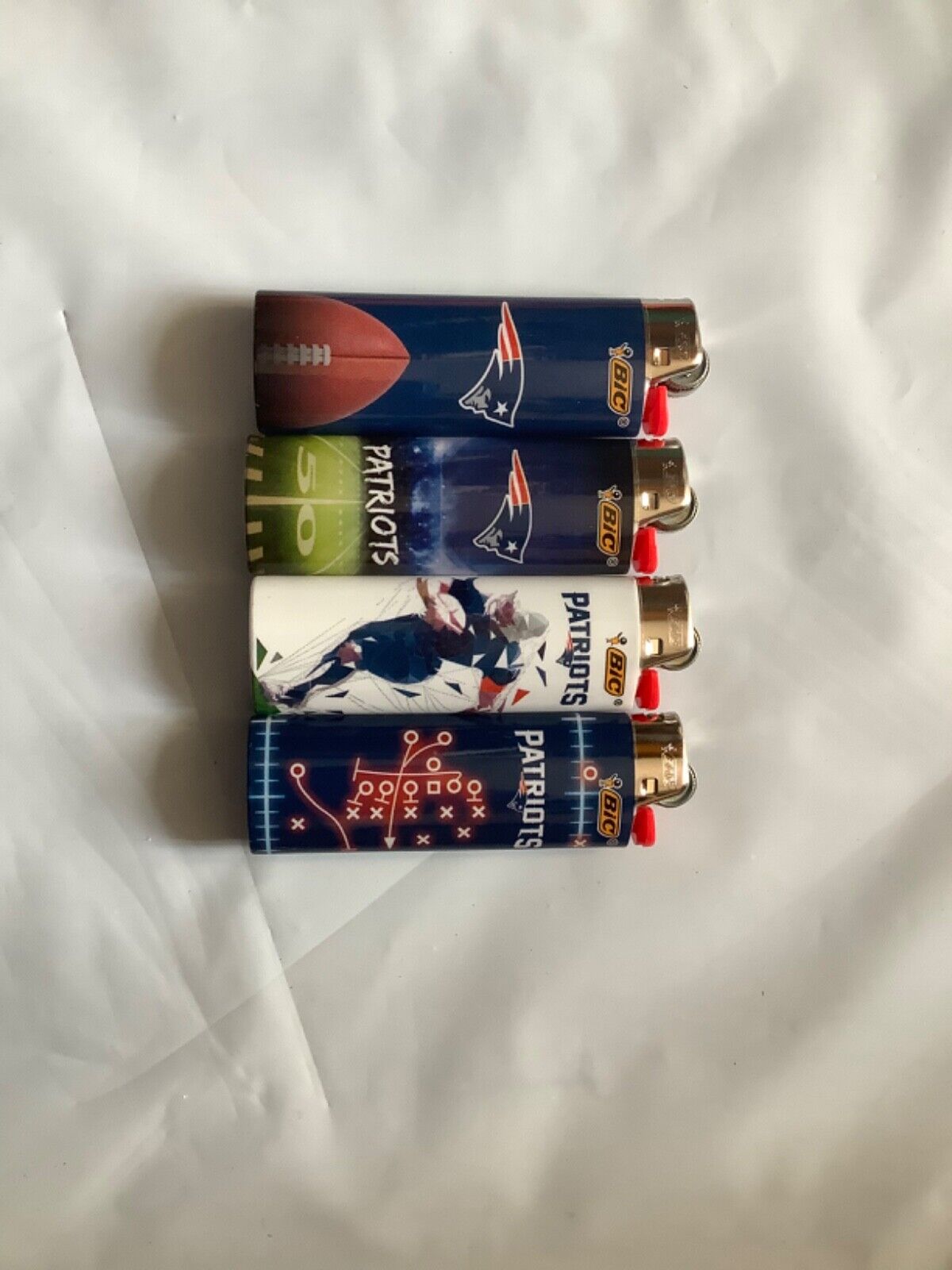 NFL Bic Lighters- New England Patriots nfl 1/4/8 count you choose set